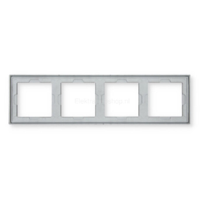 Jung Jung LS990 afdekraam 4-voudig grafietzwart mat LS984SWM