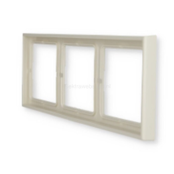 Jung Jung LS990 afdekraam 3-voudig crème - LS983W