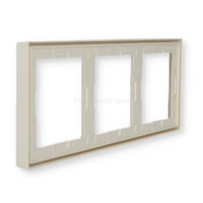 Jung Jung LS990 afdekraam 3-voudig crème - LS983W