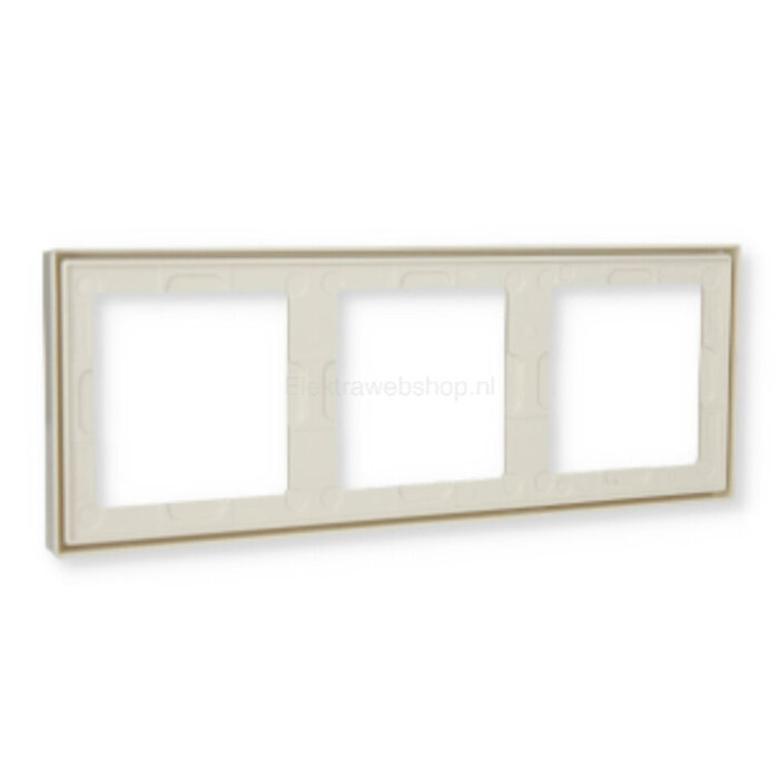 Jung Jung LS990 afdekraam 3-voudig crème - LS983W