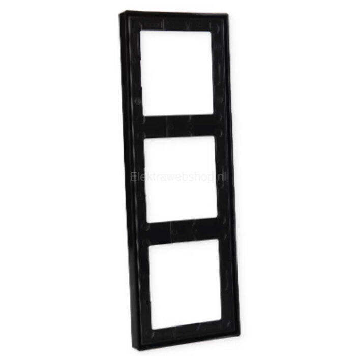 Jung Jung LS990 afdekraam 3-voudig zwart - LS983SW