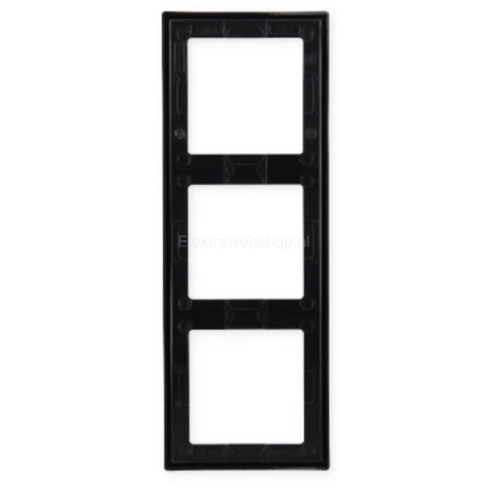 Jung Jung LS990 afdekraam 3-voudig zwart - LS983SW