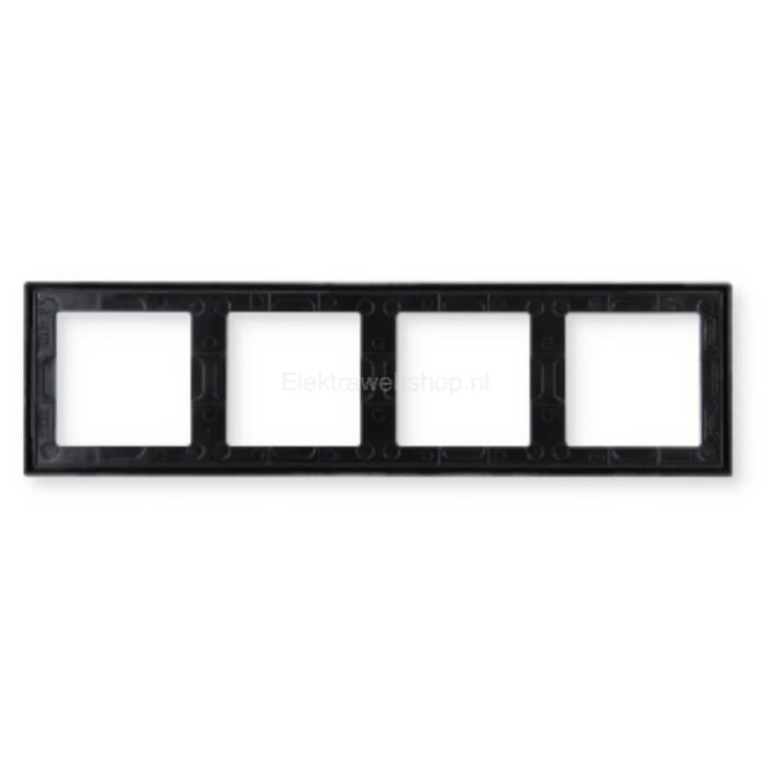 Jung Jung LS990 afdekraam 4-voudig zwart - LS984SW