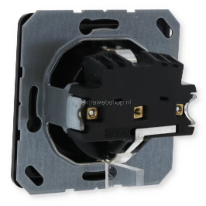Jung Jung CD500 wandcontactdoos ra 1V zwart - CD1520NSW
