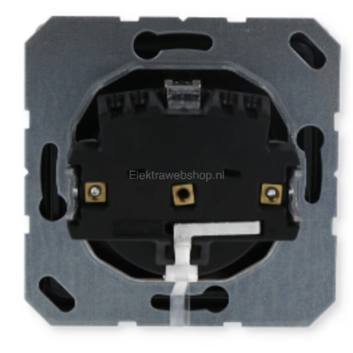 Jung Jung CD500 wandcontactdoos ra 1V zwart - CD1520NSW