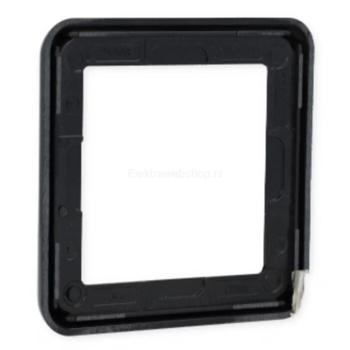 Jung Jung CD500 afdekraam 1-voudig zwart - CD581SW