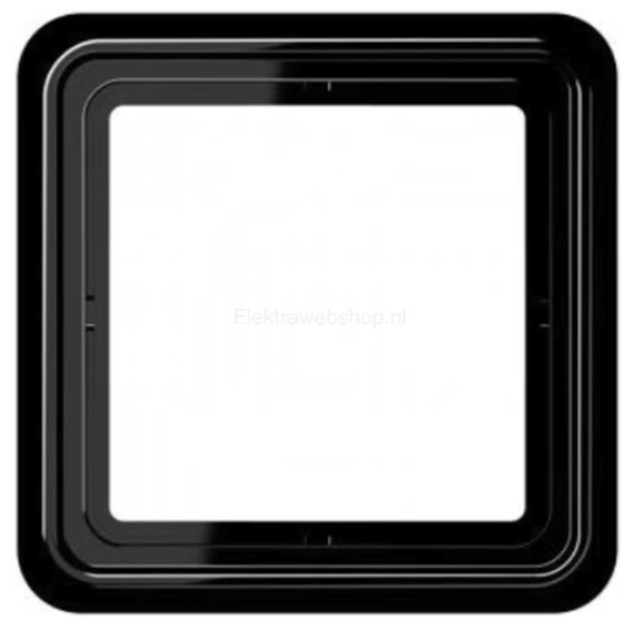 Jung Jung CD500 afdekraam 1-voudig zwart - CD581SW
