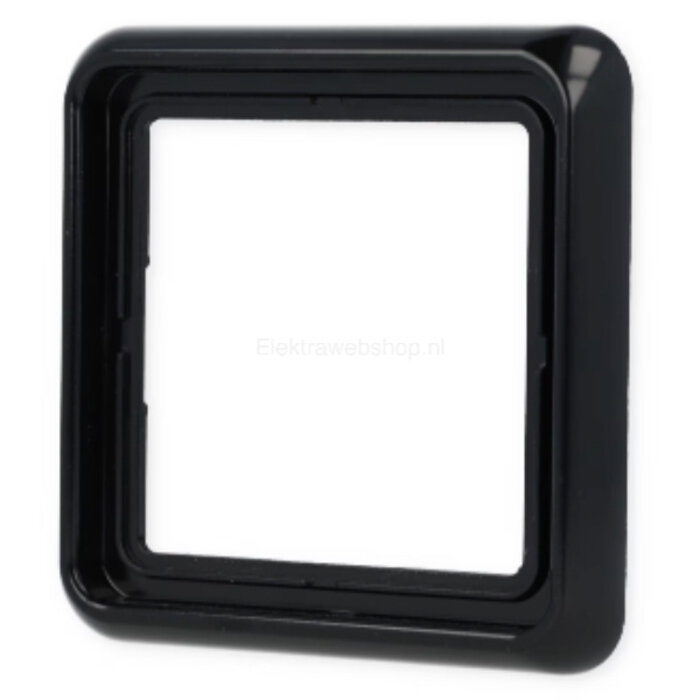 Jung Jung CD500 afdekraam 1-voudig zwart - CD581SW