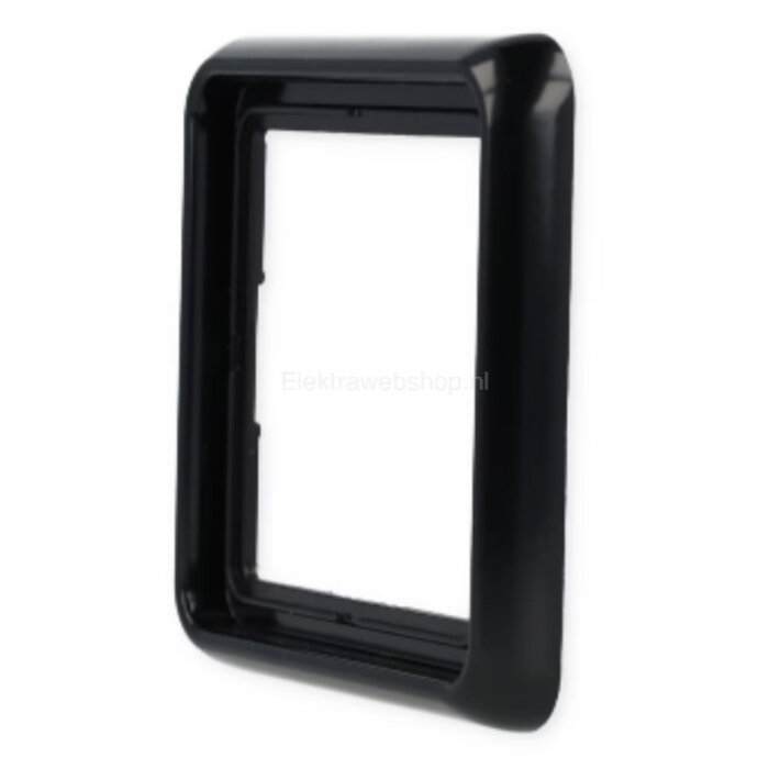 Jung Jung CD500 afdekraam 1-voudig zwart - CD581SW