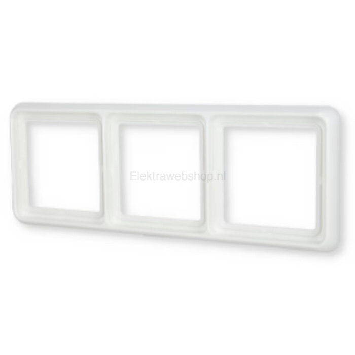 Jung Jung CD500 afdekraam 3-voudig alpinwit - CD583WW