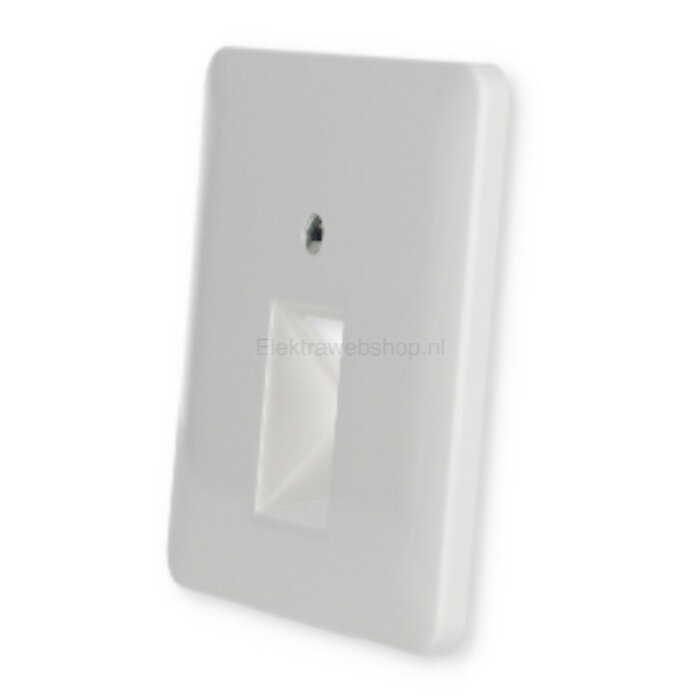 Jung Jung CD500 afdekking 1-voudig voor data, uae alpinwit - CD569-1UAWW