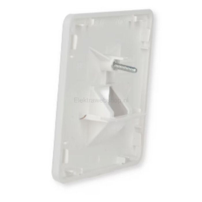 Jung Jung CD500 afdekking 1-voudig voor data, uae alpinwit - CD569-1UAWW