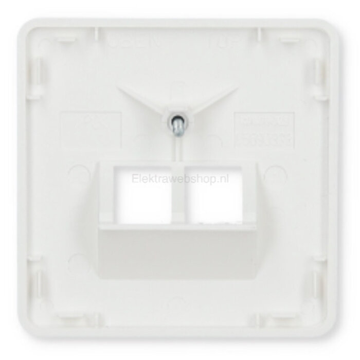 Jung Jung CD500 afdekking 2-voudig voor data, uae alpinwit - CD569-2UAWW