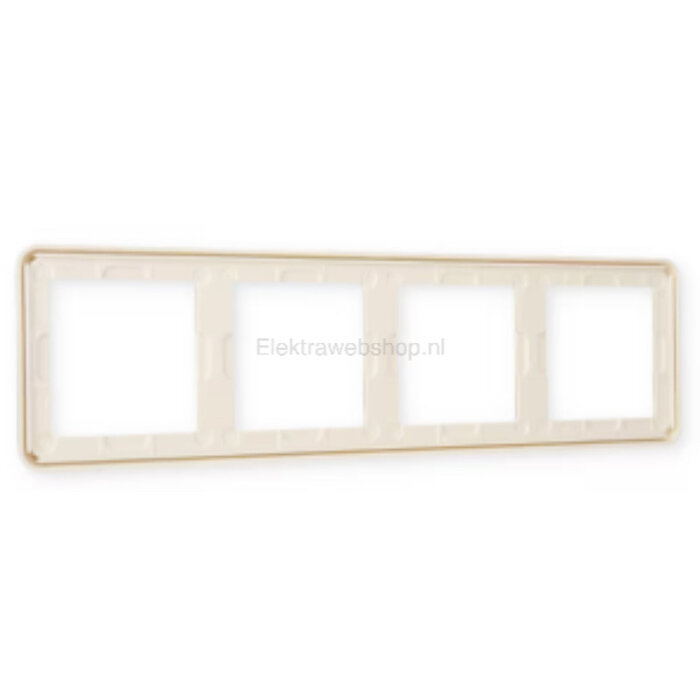 Jung Jung CD500 afdekraam 4-voudig crèmewit - CD584W