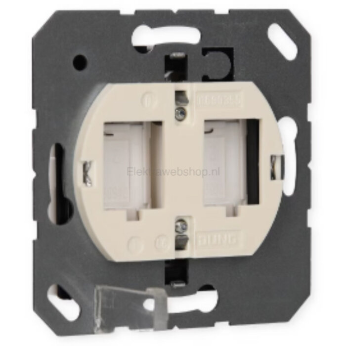 Jung Jung AS500 Smart-TV aansluitdoos voor cai & netwerk alpinwit - MMDA4521WW