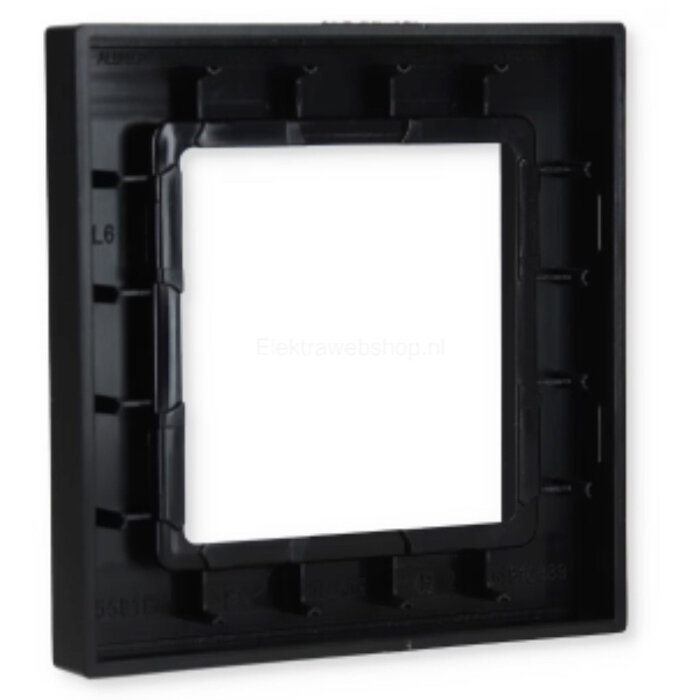 Jung Jung A range afdekraam 1-voudig grafietzwart mat - A5581BFSWM