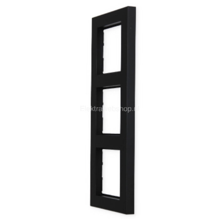 Jung Jung A range afdekraam 3-voudig grafietzwart mat - A5583BFSWM