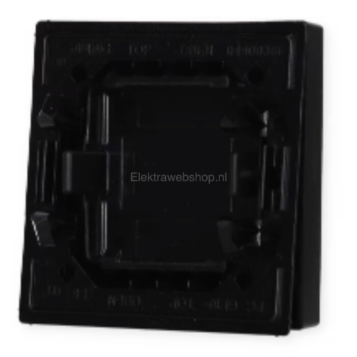 Jung Jung A range bedieningselement aan-/uit-schakelaar enkele wip zwart - A590SWM