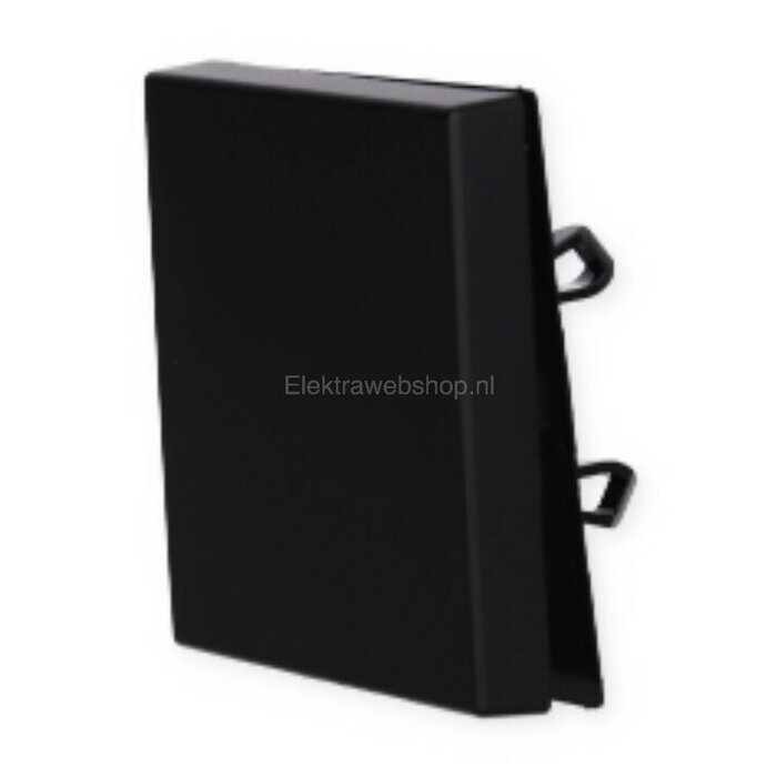 Jung Jung A range bedieningselement aan-/uit-schakelaar enkele wip zwart - A590SWM