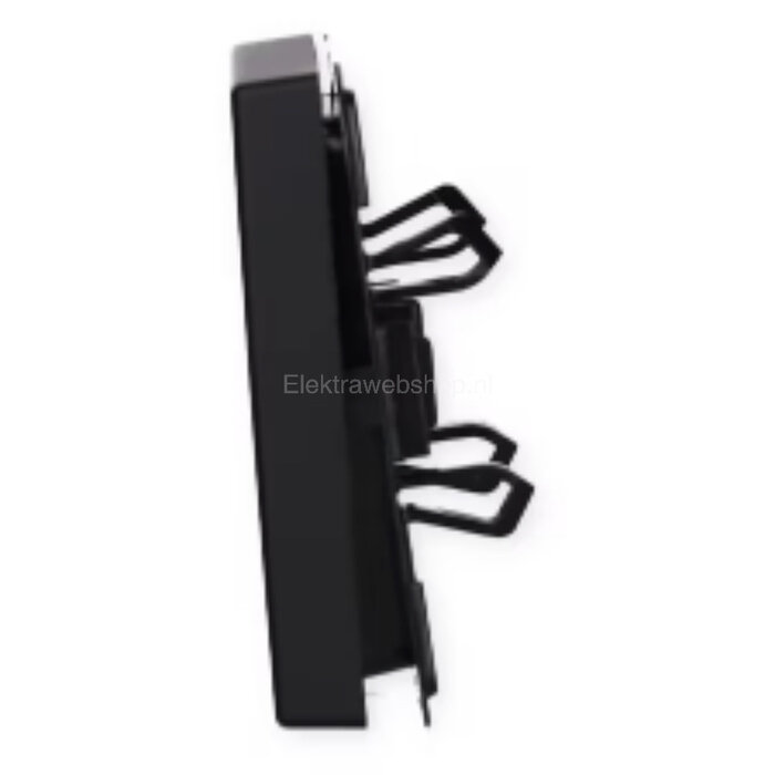 Jung Jung A range bedieningselement aan-/uit-schakelaar enkele wip zwart - A590SWM