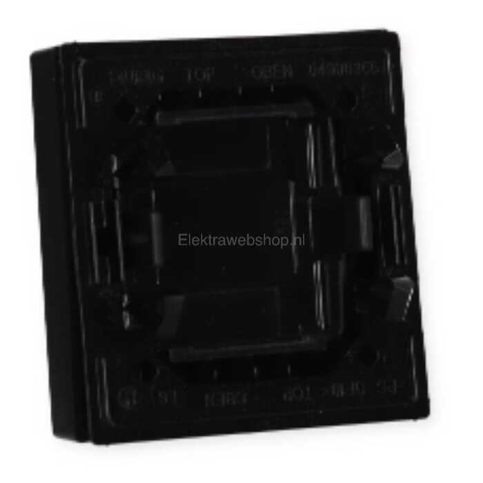 Jung Jung A range bedieningselement aan-/uit-schakelaar enkele wip zwart - A590SWM