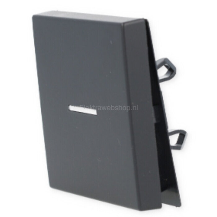 Jung Jung A range bedieningselement aan-/uit-schakelaar enkele wip zwart - A590KO5SWM