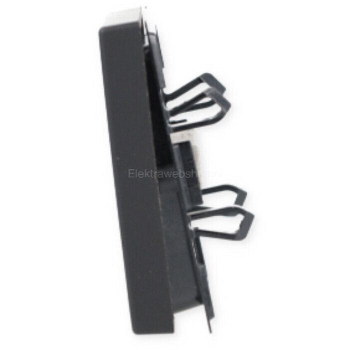 Jung Jung A range bedieningselement aan-/uit-schakelaar enkele wip zwart - A590KO5SWM