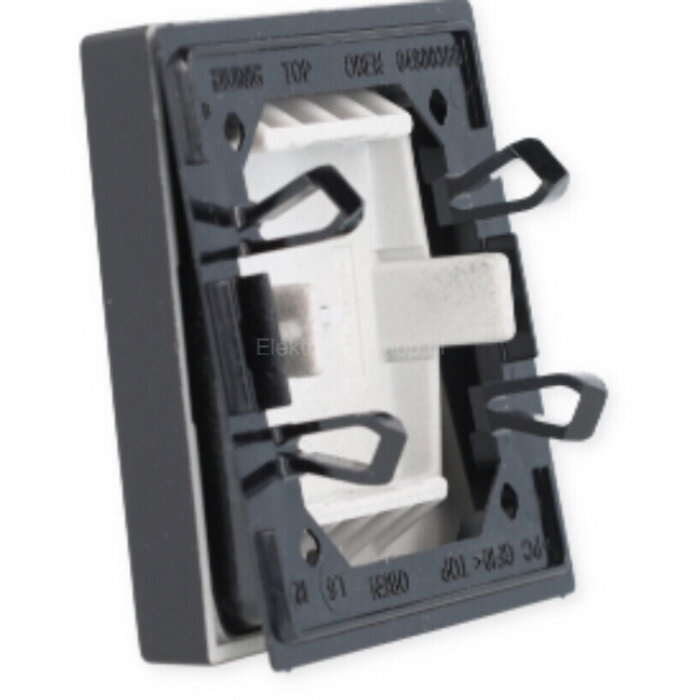 Jung Jung A range bedieningselement aan-/uit-schakelaar enkele wip zwart - A590KO5SWM