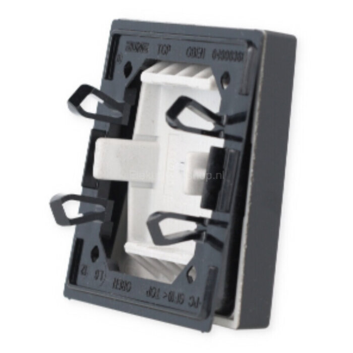 Jung Jung A range bedieningselement aan-/uit-schakelaar enkele wip zwart - A590KO5SWM