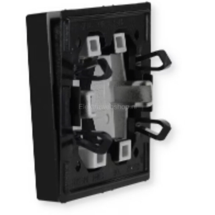 Jung Jung A range bedieningselement jaloezie tweedelige wip zwart - A595PSWM