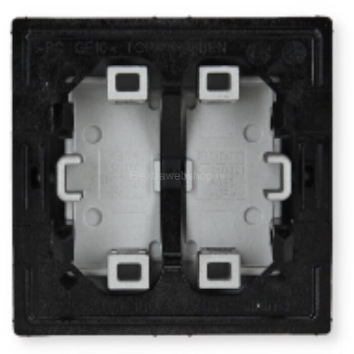 Jung Jung A range bedieningselement jaloezie tweedelige wip zwart - A595PSWM