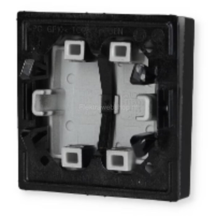 Jung Jung A range bedieningselement jaloezie tweedelige wip zwart - A595PSWM