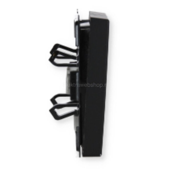 Jung Jung A range bedieningselement jaloezie tweedelige wip zwart - A595PSWM