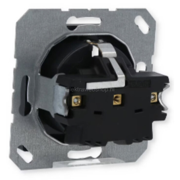 Jung Jung A500 wandcontactdoos met randaarde antraciet - A1520BFANM