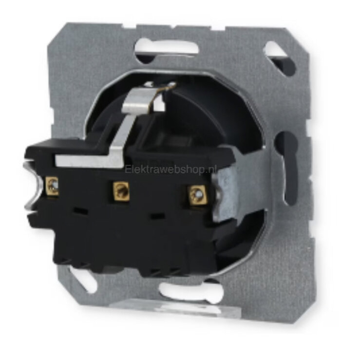 Jung Jung A500 wandcontactdoos met randaarde antraciet - A1520BFANM