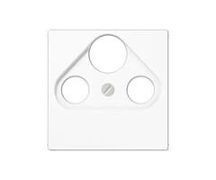 Jung Jung Inzetplaat COAX +SATELLIET alpin wit (zuiver wit) A561PLSATWW