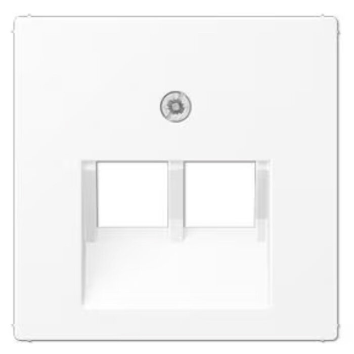 Jung Jung Afdekplaat 2xRJ45/RJ11 Alpinwit (hagelwit) A569-2BFPLUAWW