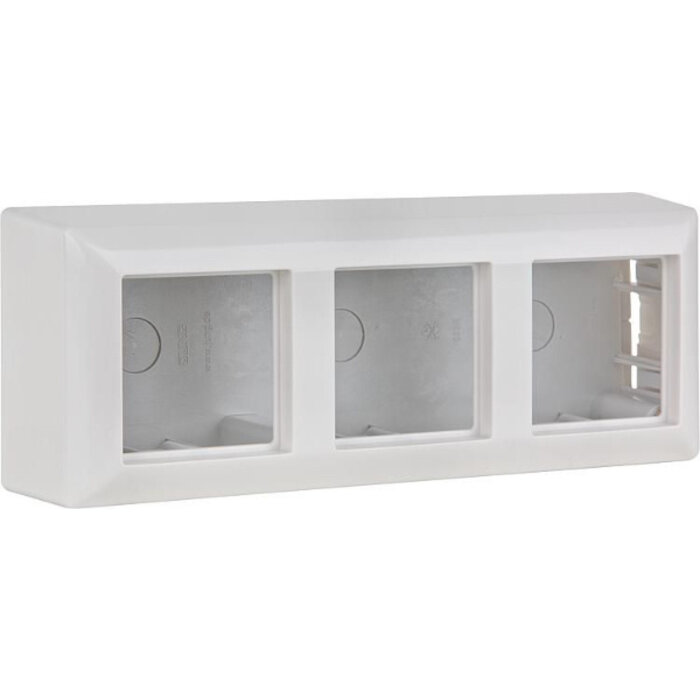 Jung Jung Opbouwrand 3V Alpinwit (hagelwit) AS583AWW