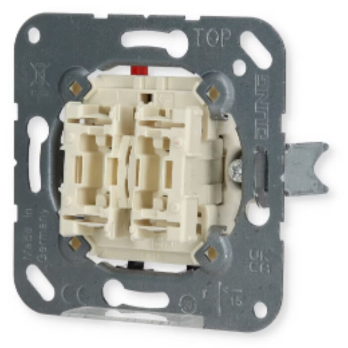 Jung Jung Pulsschakelaar 2-voudig (serie) 535U