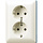 Jung Wandcontactdoos + randaarde 2V wit (creme) AS5020NU
