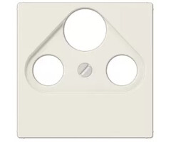Jung Jung Inzetplaat COAX +SATELLIET creme wit A561PLSAT