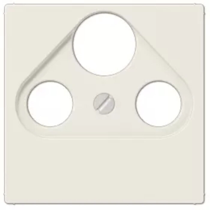 Jung Jung Inzetplaat COAX +SATELLIET creme wit A561PLSAT