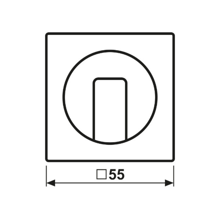 Jung Jung knop DRAAI-rolluikschakelaar wit (creme) A1541