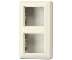 Jung Jung Opbouwrand 2V wit (creme) AS582AW