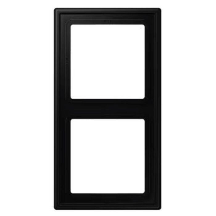 Jung Jung LS990 afdekraam 2-voudig grafietzwart mat LS982SWM
