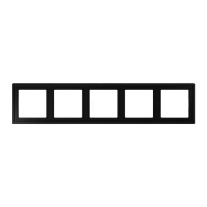 Jung Jung LS990 afdekraam 5-voudig grafietzwart mat LS985SWM