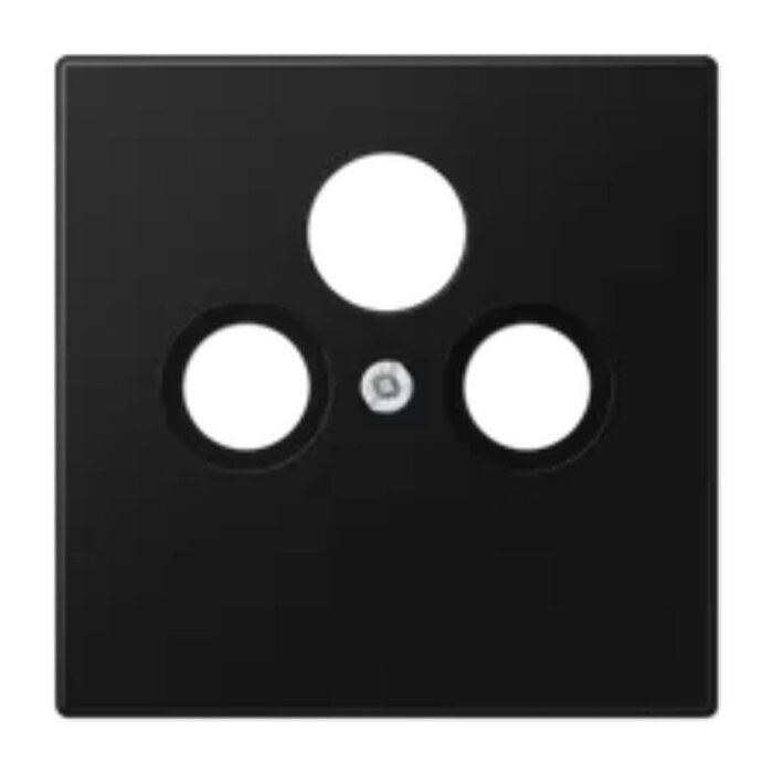 Jung Jung LS990 inzetplaat COAX + SATELLIET grafietzwart mat LS990SATSWM