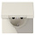 Jung LS990 Wandcontactdoos met klepje creme LS1520NKL