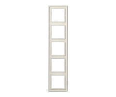Jung Jung LS990 afdekraam 5-voudig crème - LS985W