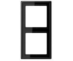 Jung Jung LS990 afdekraam 2-voudig zwart - LS982SW